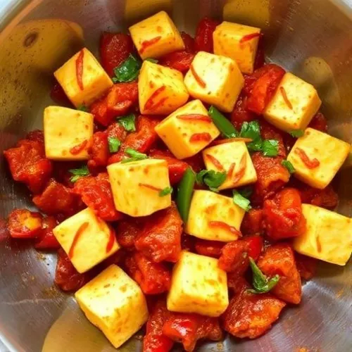 CHILLY PANEER DRY